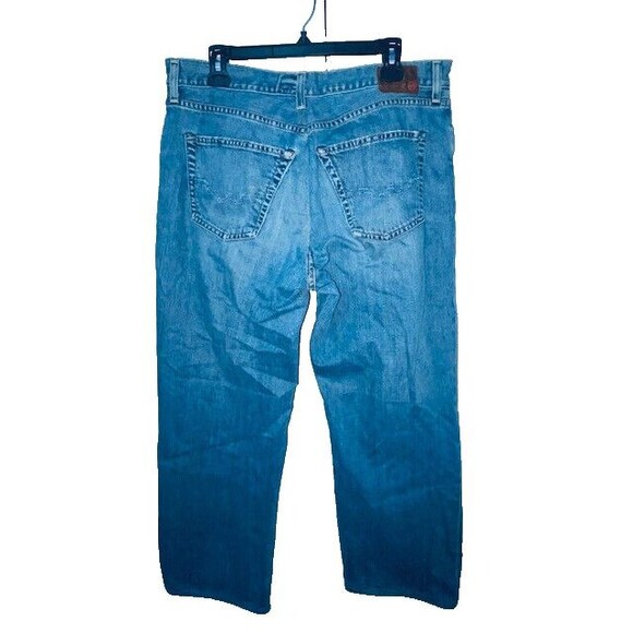 Vintage AG The Symbol Button Fly 100% Cotton Denim Jeans Men's 38X32 Fits 36x30 - Picture 4 of 16